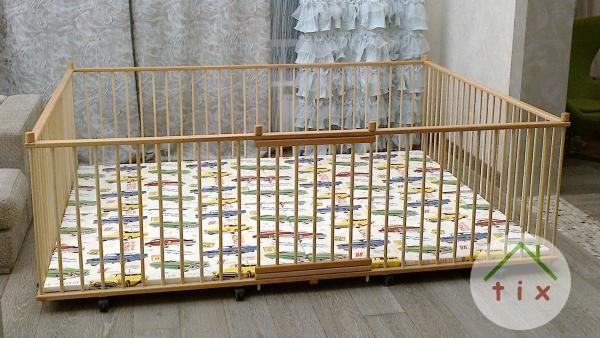 Манеж детский самый большой деревянный 2.0х2.5м в Москве