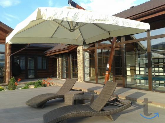 Зонт на боковой опоре 2.5 х 2.5 м. в Краснодаре