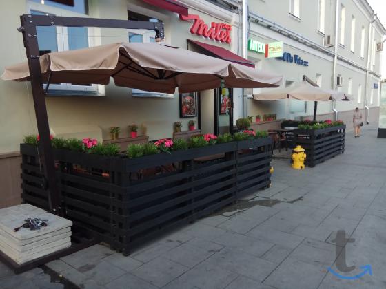 Зонт на боковой опоре 5 х 5 м. в Краснодаре