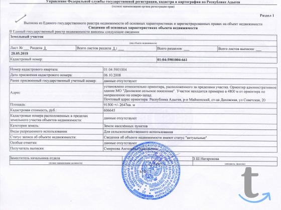 Земельный участок в Майкопе