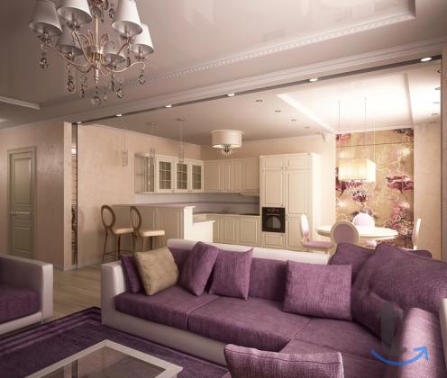 2 -к. квартира, 68 м2, 24 /24 эт. в Москве