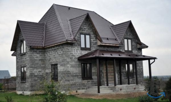 Строительство дома- под ключДом из арболита. в Москве