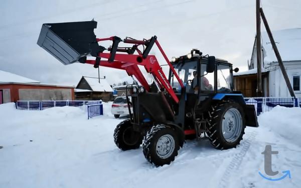 Погрузчик ПКУ-0,9М (КУН) усиленный на трактор МТЗ в Рубцовске