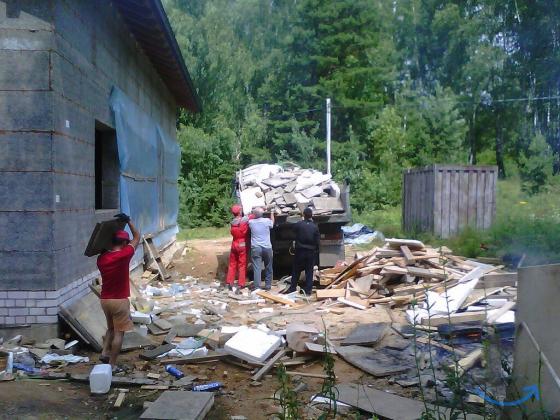 Вывоз строительного мусора (газель, грузчики) в Нижнем Новгороде