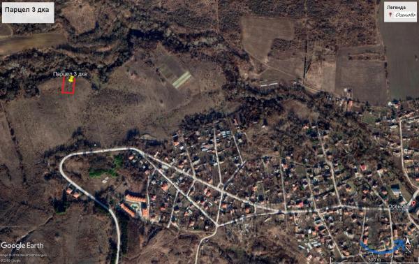Участок для вилла, Oсеново, Варна в Белогорске