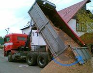 Песок щебень пгс отсев супись грунт с доставкой в Новосибирске