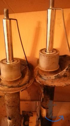 Объявление: Компл ориг. амортизаторов  с з/ч, Ford Kuga 1, 08-2012г в Санкт-Петербурге