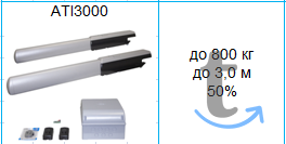 Автоматика для распашных ворот привод А3000 в Санкт-Петербурге