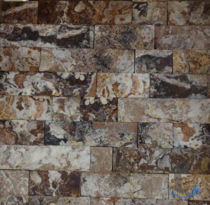 Объявление: колотый темный камень для стен фасада, забор и колонн в Сочи