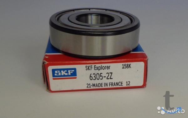 Подшипник 6305 2Z (305) SKF Франция в коробке в Балтаси