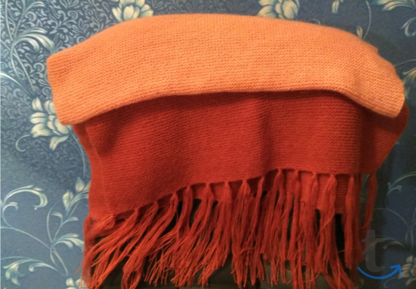 Палантин вязаный из Angora gold OMBRE BATIK в Севастополе