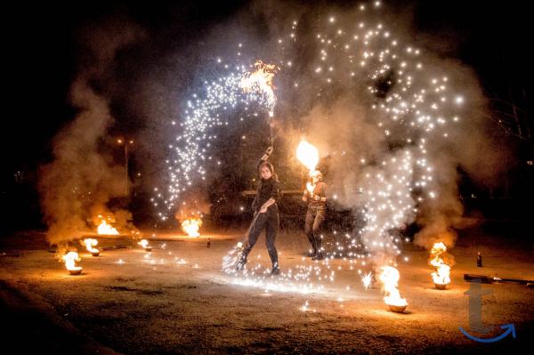 Огненно-пиротехническое шоу / Огненное сердце / Салют в Чесме