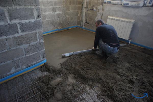 Стяжка пола за один день в Дербенте