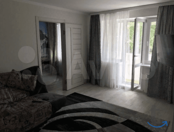 2 -к. квартира в аренду, 52 м2, 2 /5 эт. в Тюмени