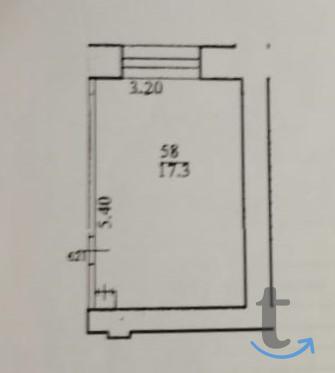 Комната в 1 -к. квартире, 17 м2, 6 /9 эт. в Уфе