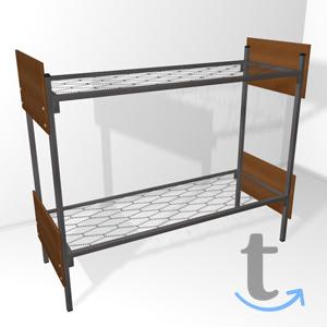 Двухспальные кровати металлические в Перми