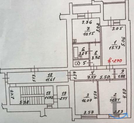 3 -к. квартира, 80 м2, 4 /6 эт. в Краснодаре