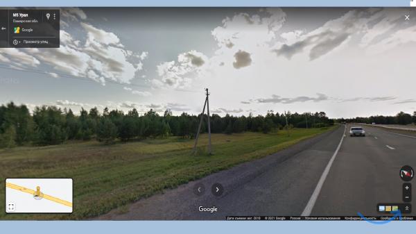 Участок вдоль трассы М-5 в Курумоче