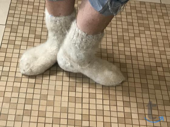 Объявление: Носки из шерсти собаки в Зеленогорске