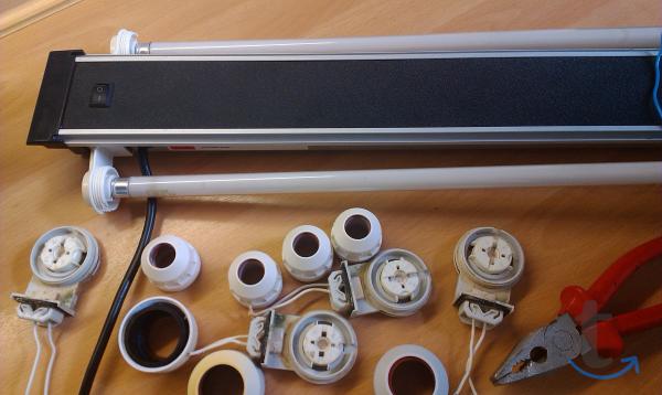 Объявление: Ремонт светильников освещение аквариума в Москве