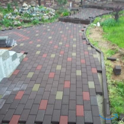 Укладка тротуарной плитки в Фрязино