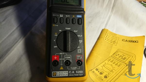 Объявление: Мультиметр цифровой С.А 5260  CYAUVIN  ARNOUХ Франция в Челябинске