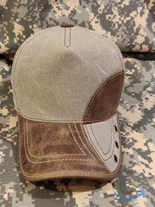 Бейсболка с кожаным козырьком в Москве