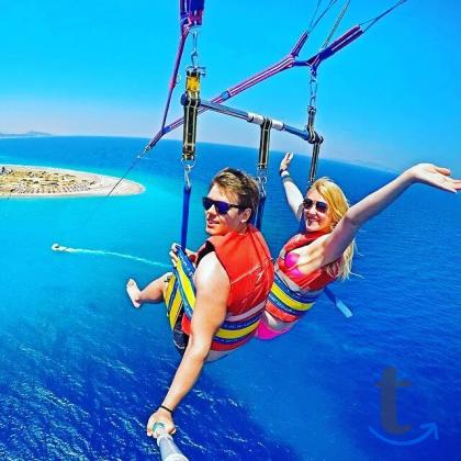 Объявление: Полёты на парашюте за катером над морем в Сочи, Адлер в Сочи