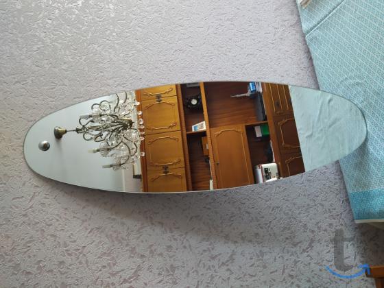 Зеркало овальное 95х32, с креплением в Челябинске