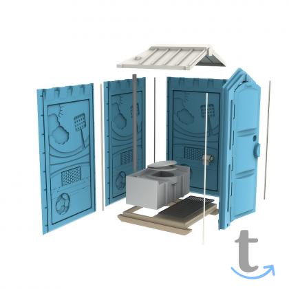 Объявление: Туалетные кабины (биотуалеты) мобильные пластмассовые в Пятигорске