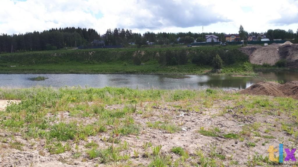 Участок у  водоема Рощинский хутор в Рощино